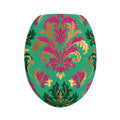 Toilet Seat Cover Set - Tropical Damask 3-Piece Bathroom Decor