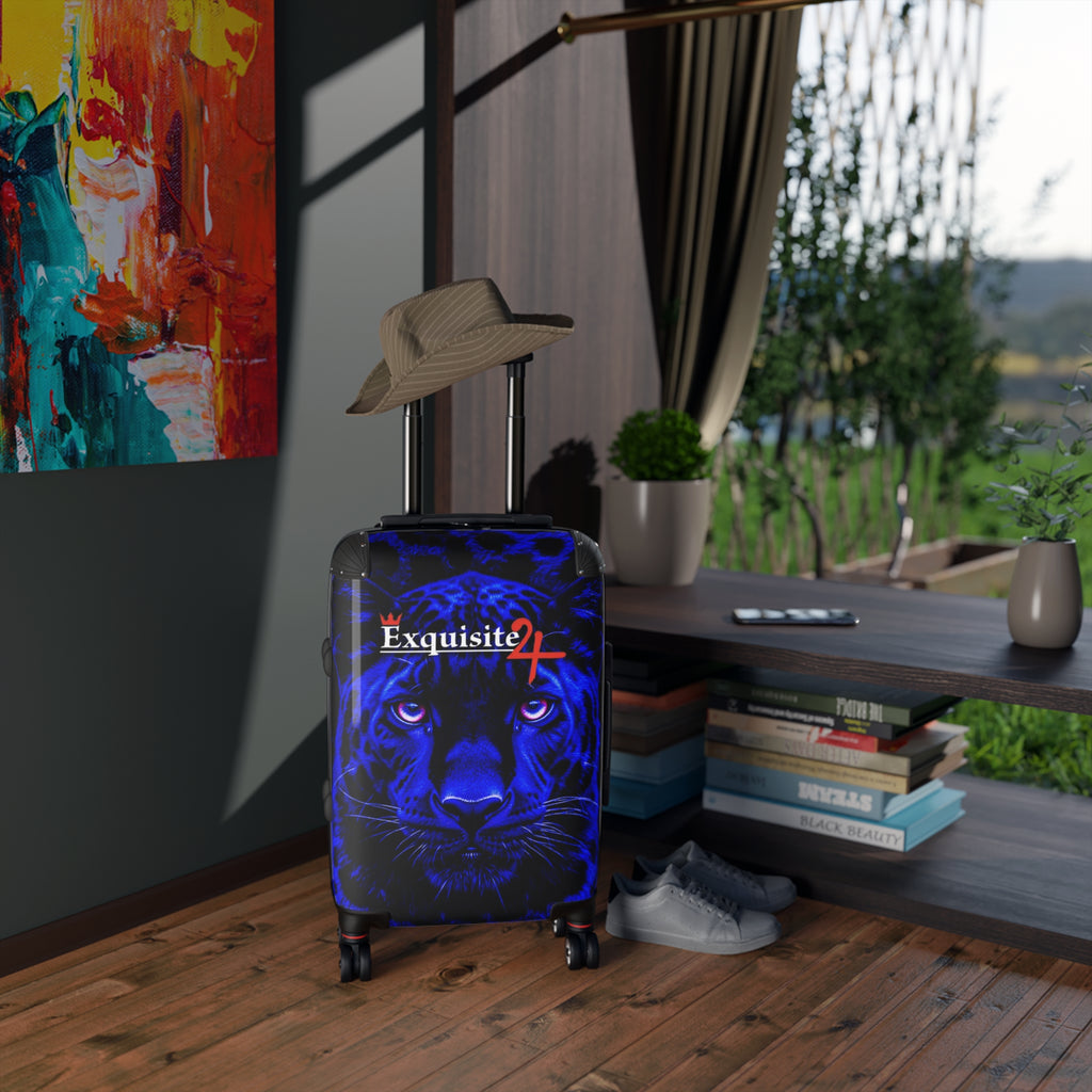 Blue Panther Carry-On Suitcase – Exquisite 24 Travel Luggage