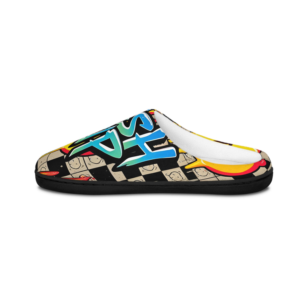 Graffiti 'Fresh Drip' Men's Indoor Slippers