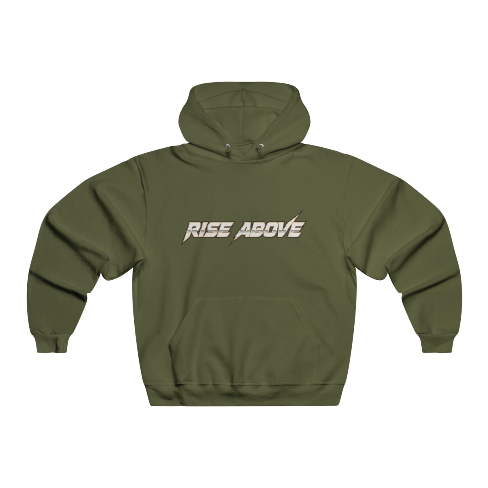 Rise Above Hoodie - Motivational Graphic Pullover