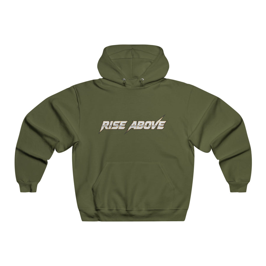 Rise Above Hoodie - Motivational Graphic Pullover