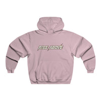 Rise Above Hoodie - Motivational Graphic Pullover