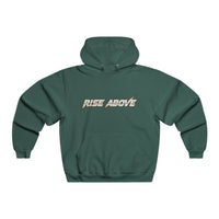 Rise Above Hoodie - Motivational Graphic Pullover