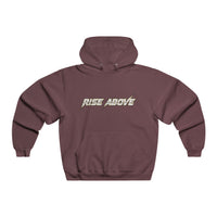 Rise Above Hoodie - Motivational Graphic Pullover