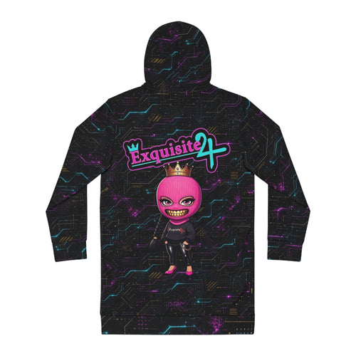 'Big Dreams' Cyber Punk Character Hoodie Dress