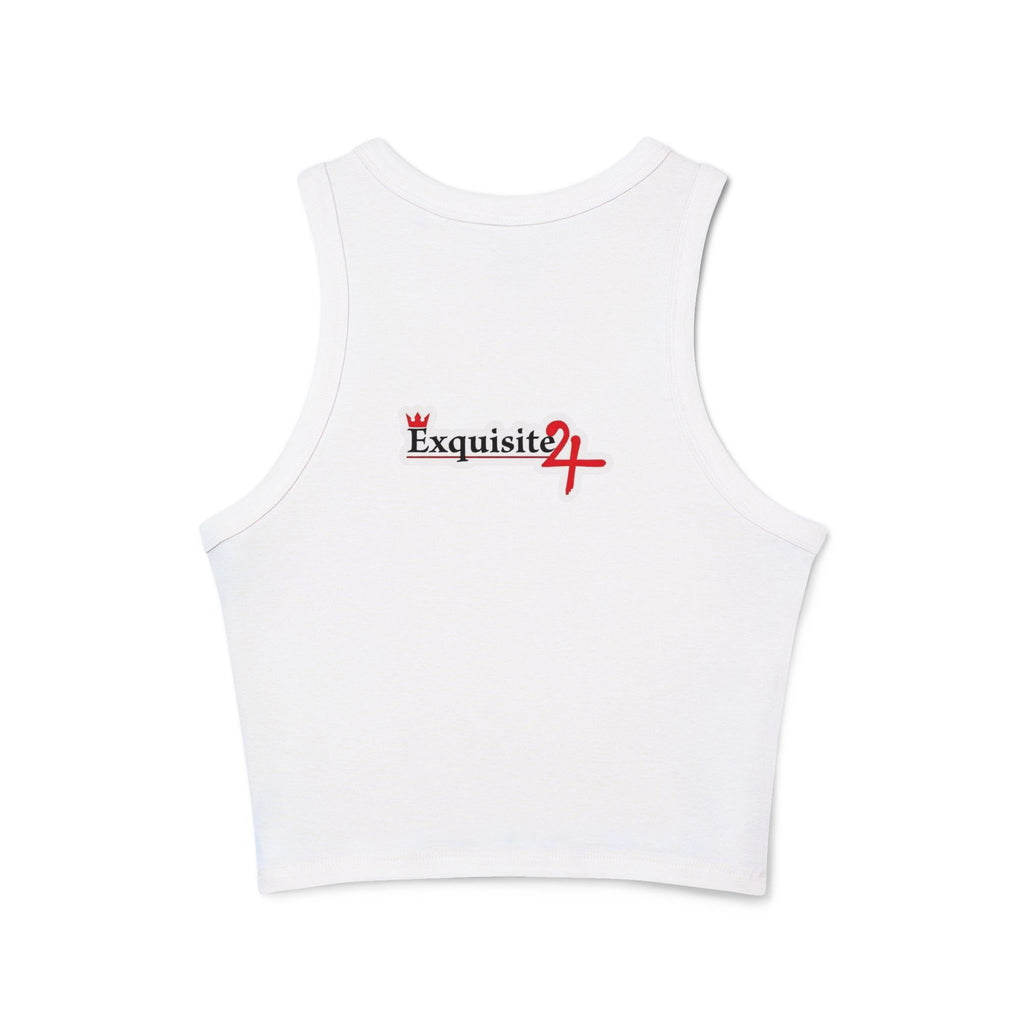 Exquisite 24 Weightlifting Tank Top — Women’s Gym Racer Crop