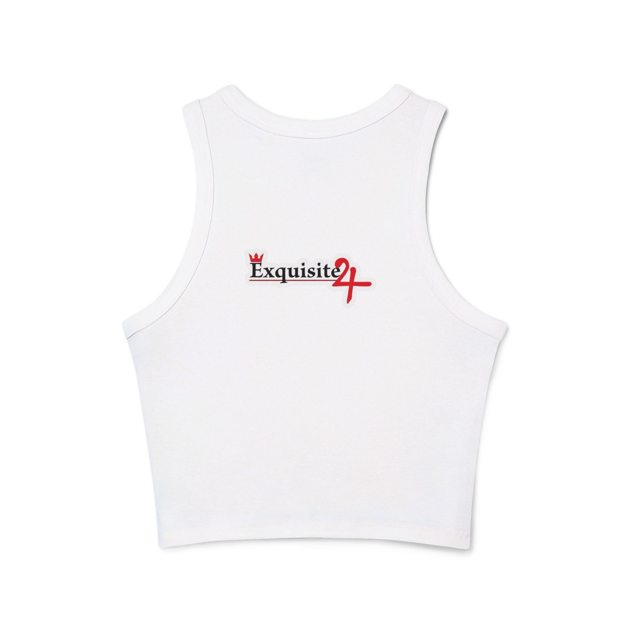 Exquisite 24 Weightlifting Tank Top — Women’s Gym Racer Crop