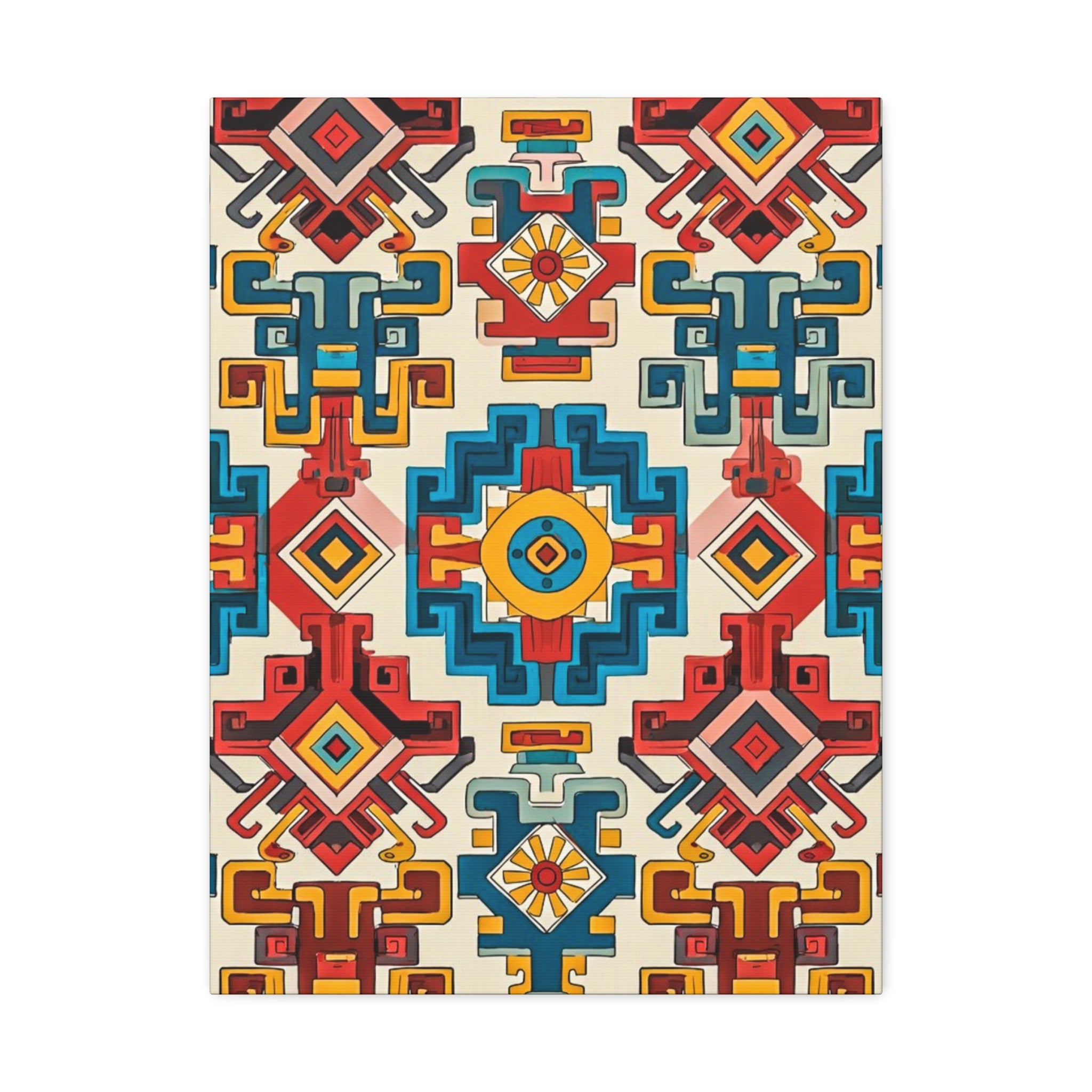Southwestern Geometric Canvas Print