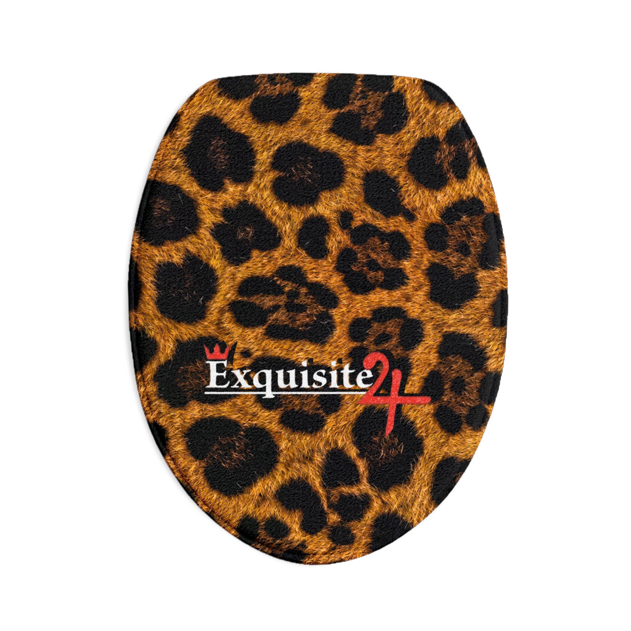 Leopard Print Toilet 3-Piece Bathroom Rug Set — Exquisite24 Accent