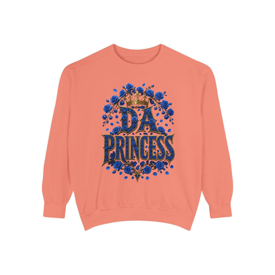 "Da Princess" Floral Women's Graphic Sweatshirt