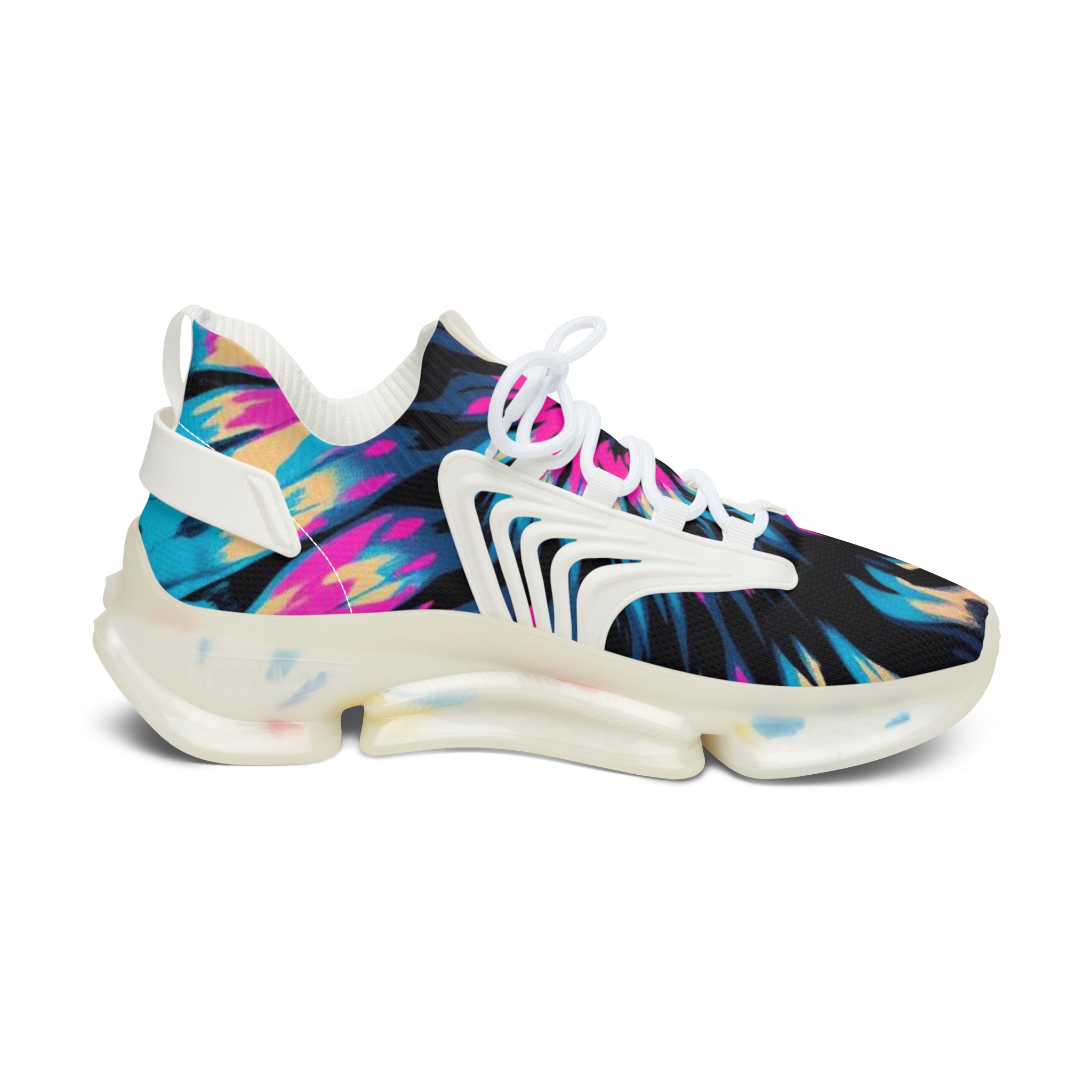 Exquisite 24 Mesh Sneakers — Women's Colorful Tie-Dye Athletic Shoes