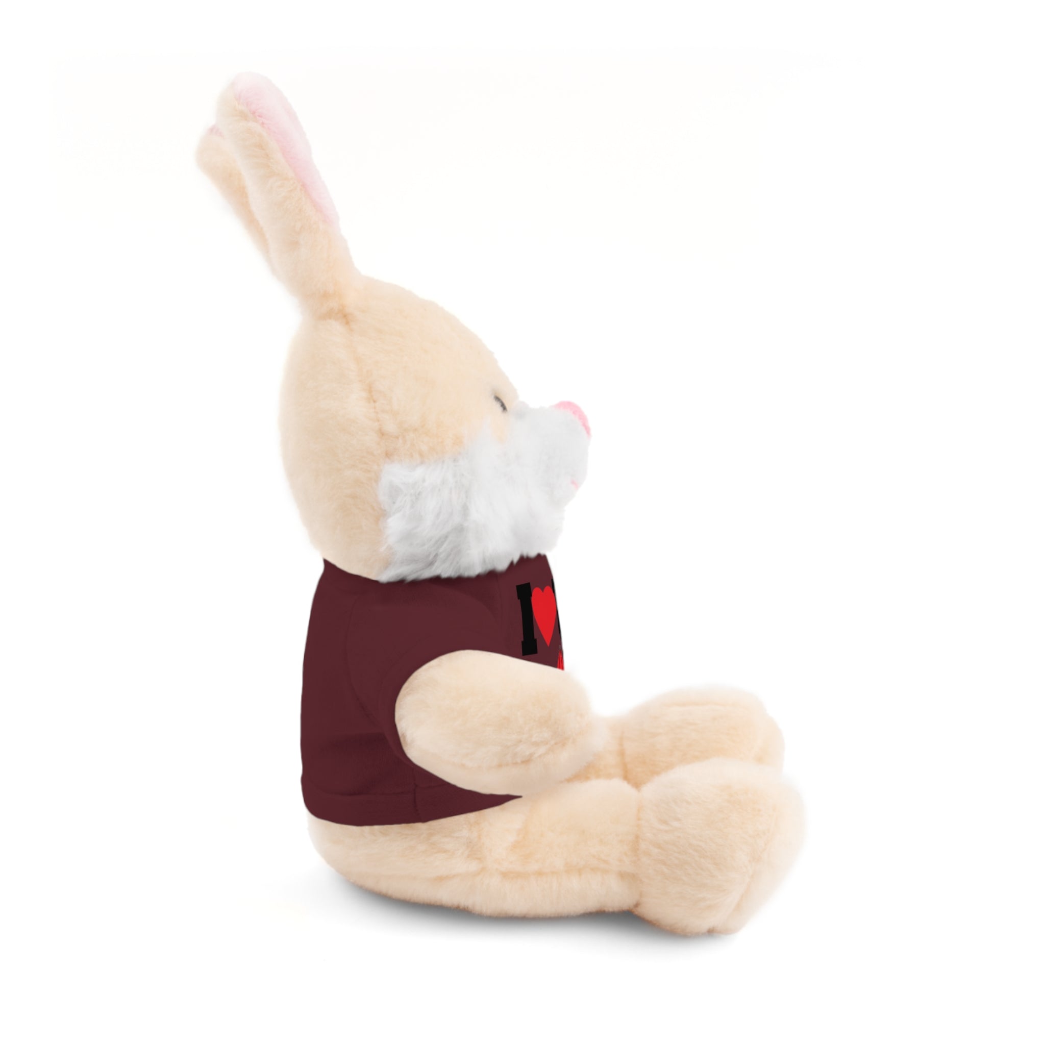 Plush Bear with Branded Tee – Red Diamond and Blue Roses Teddy