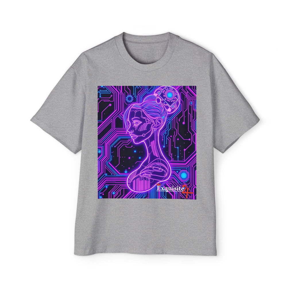Cyberpunk Goddess Graphic Tee Oversized Men's T-Shirt