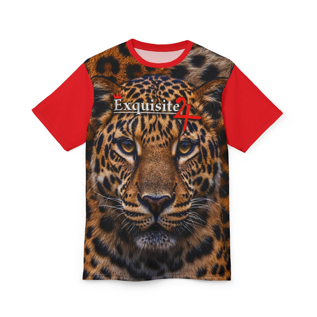 Leopard Face Graphic Tee – All-Over Print