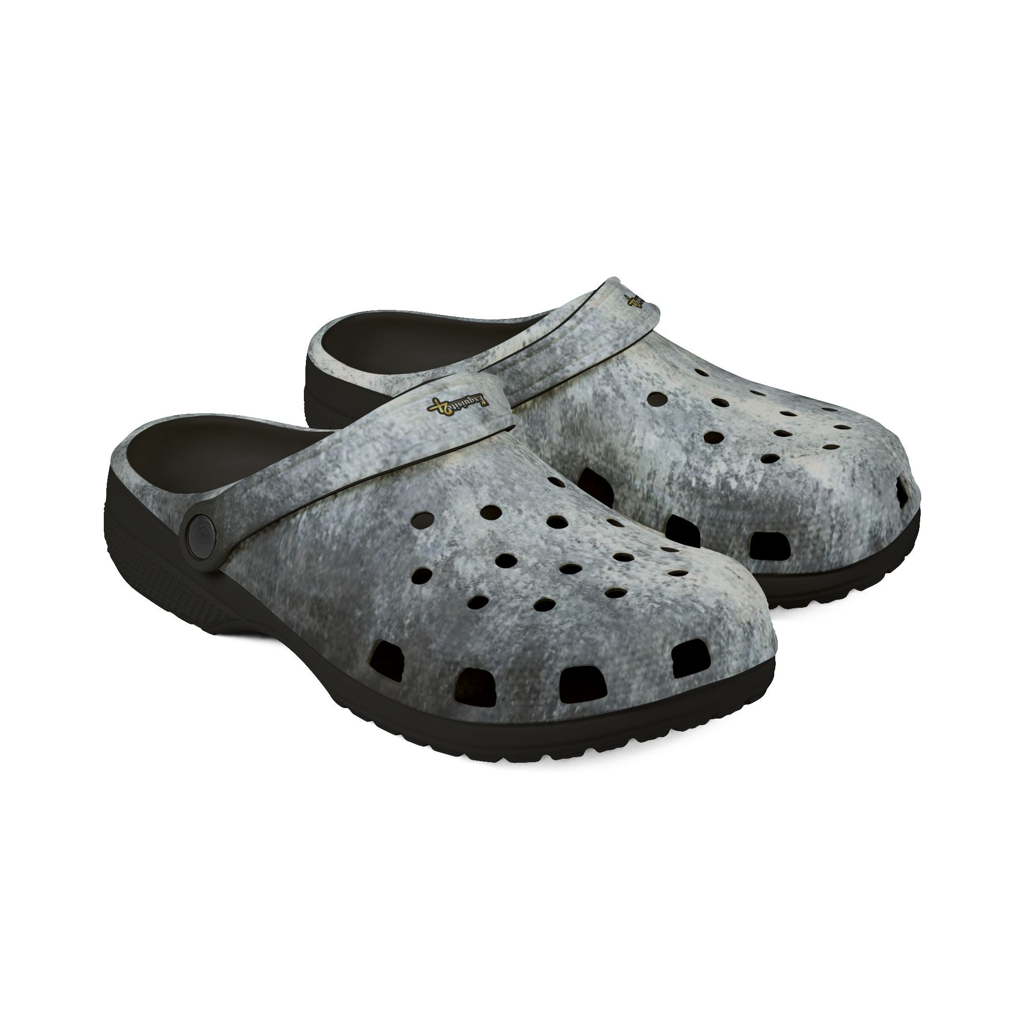 Gray Marble EVA Foam Clogs