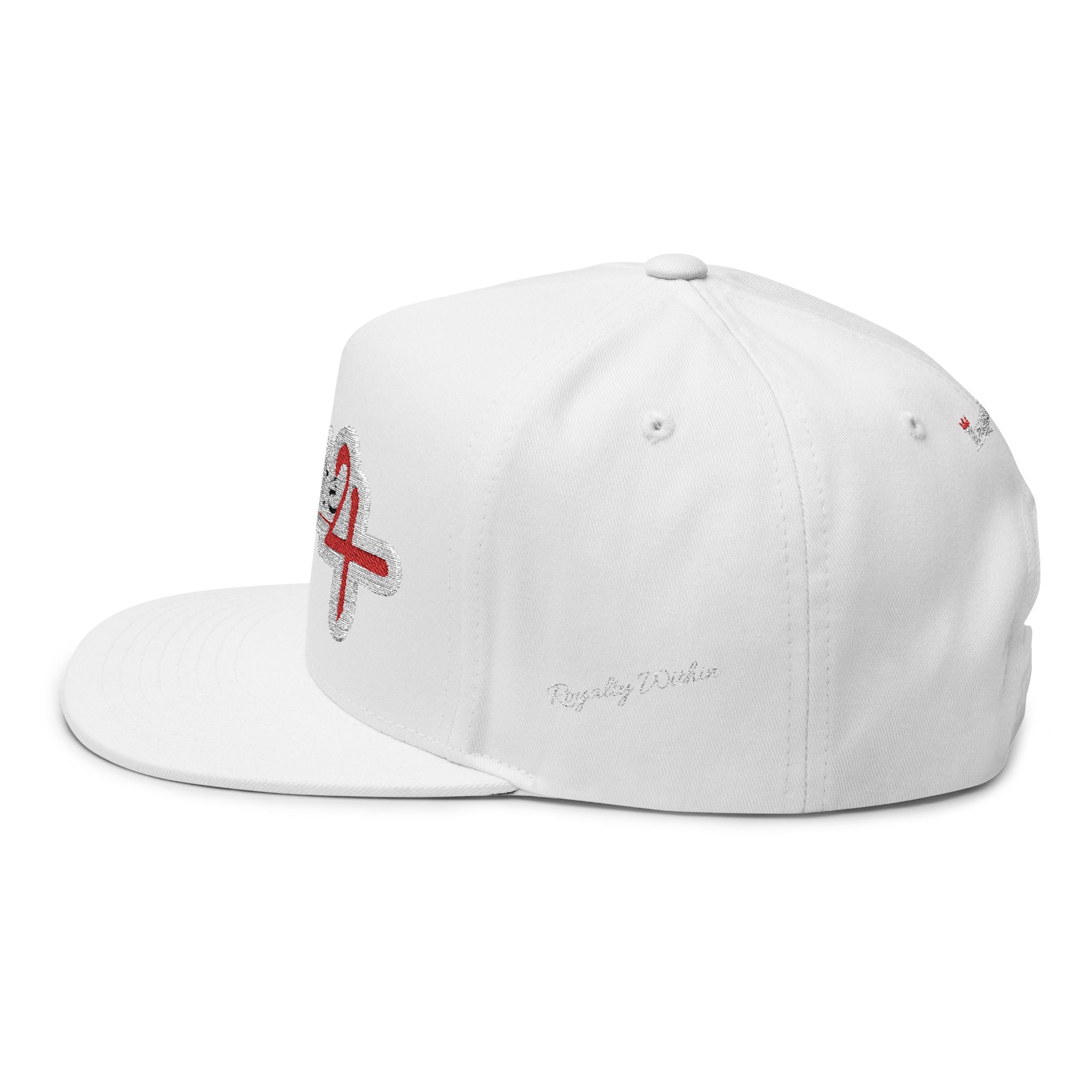 Classic Exquisite 24 Embroidered Flat Bill Cap