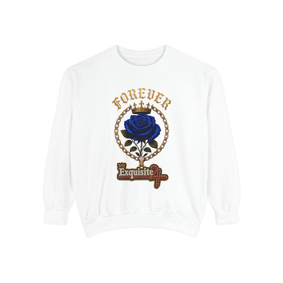 Blue Rose 'Forever Exquisite 24' Women's Graphic Sweatshirt