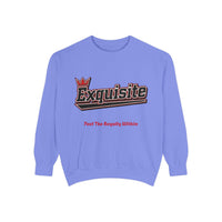 Exquisite 'Feel The Royalty Within' Sweatshirt — Crown Emblem Garment-Dyed Crewneck