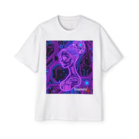Cyberpunk Goddess Graphic Tee Oversized Men's T-Shirt