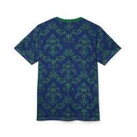 Regal Green Damask Design All-Over Print Tee