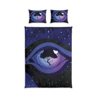 Cosmic Eye Cotton Duvet Cover Set