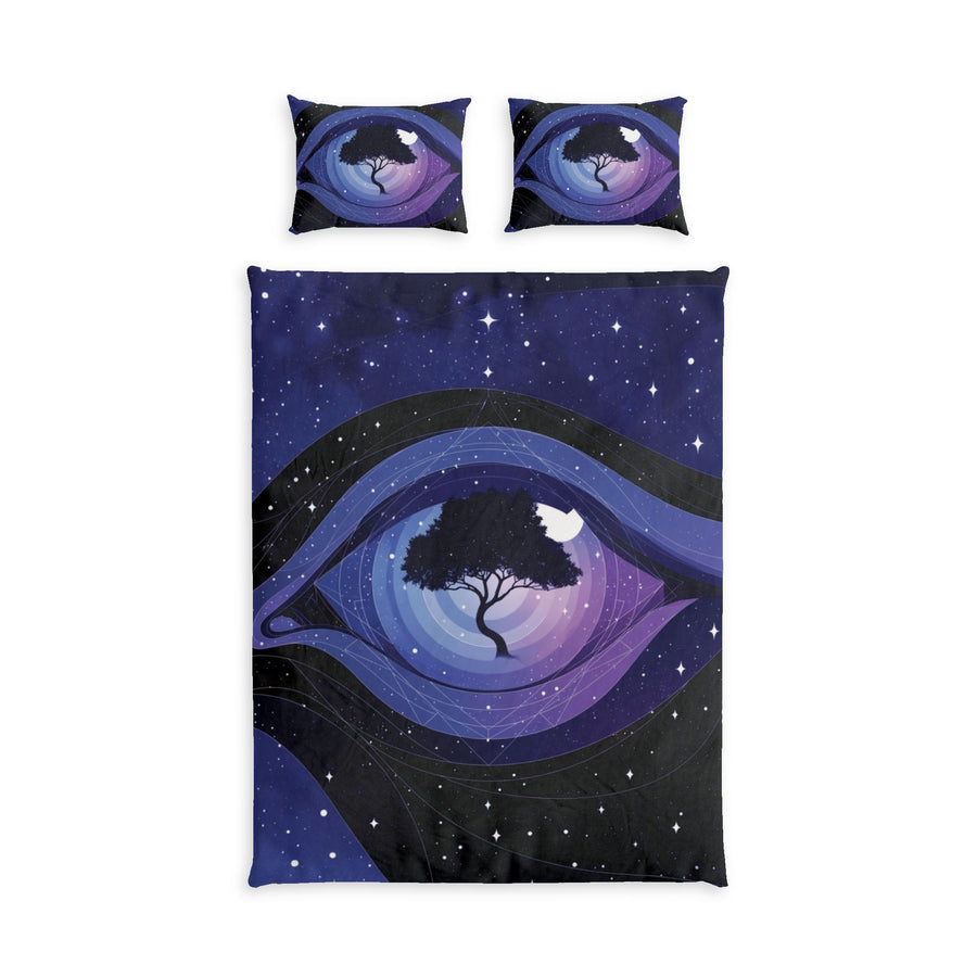 Cosmic Eye Cotton Duvet Cover Set