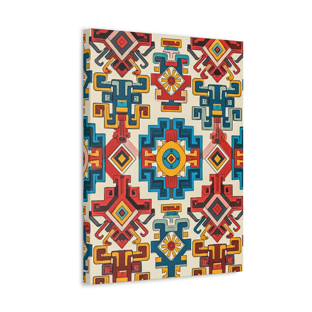 Southwestern Geometric Canvas Print