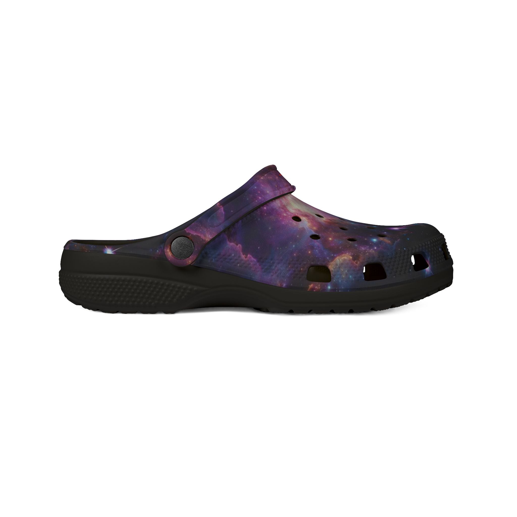 Galaxy Print Clogs — EVA Foam Rubber Slip-On Shoes
