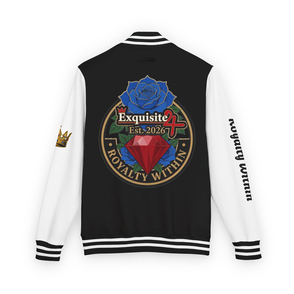 Exquisite 24 Royalty Within Emblem Varsity Jacket