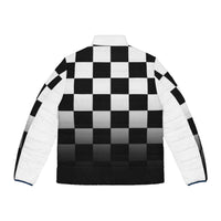 Checkerboard Gradient Puffer Jacket