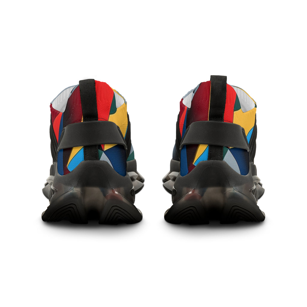 Colorful Geometric Athletic Shoes