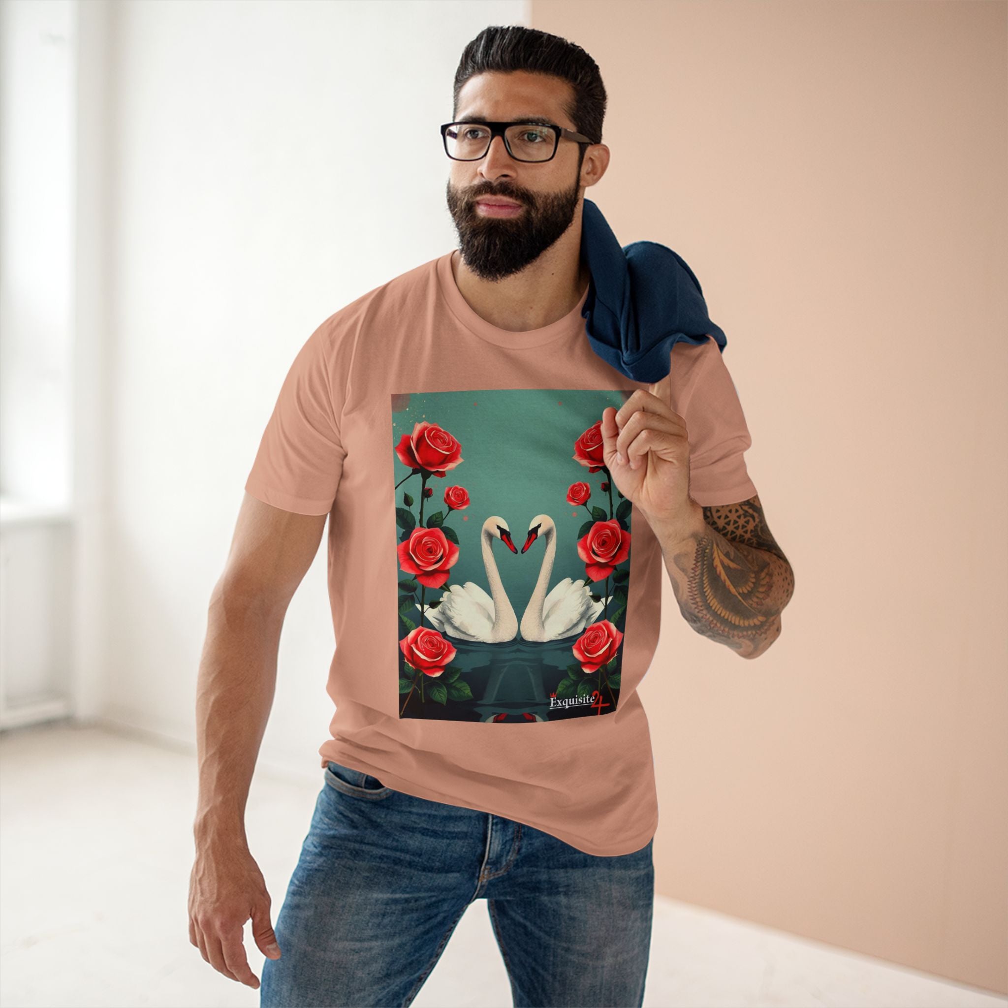 Swan Heart Graphic Tee