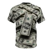 All-Over Money Print Tee — Cash Pattern Graphic Shirt