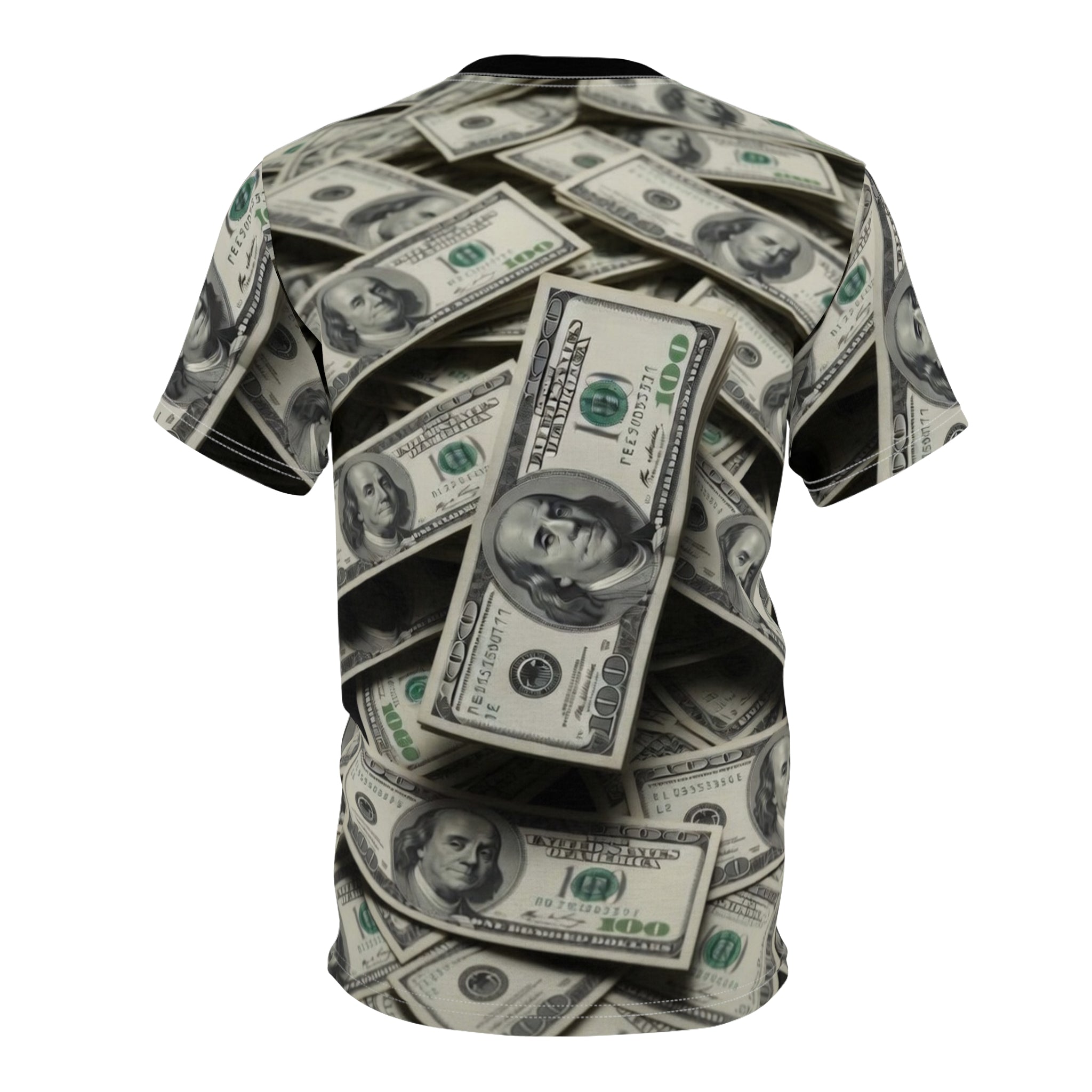 All-Over Money Print Tee — Cash Pattern Graphic Shirt