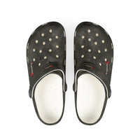 Black Marbled EVA Foam Clogs