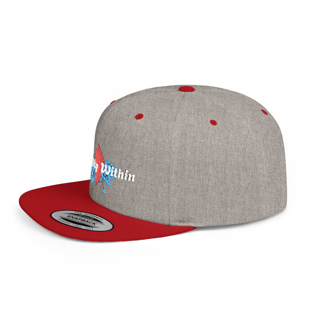 'Royalty Within' Embroidered Flat Bill Snapback Cap