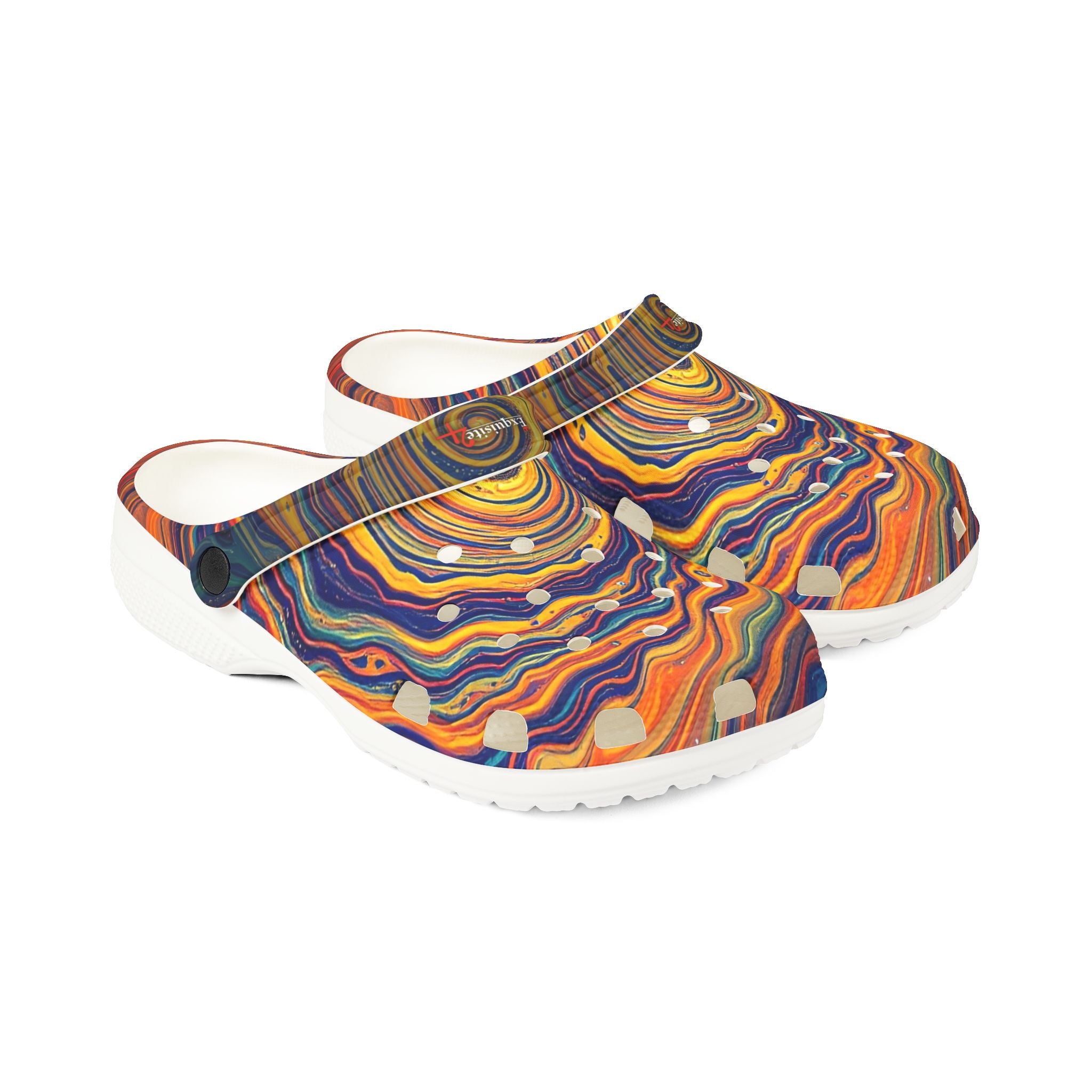 Colorful Swirl EVA Clogs — Comfortable Foam Shoes