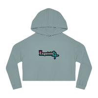 Cropped Hoodie — Exquisite 24 Pink Masked Character Graphic