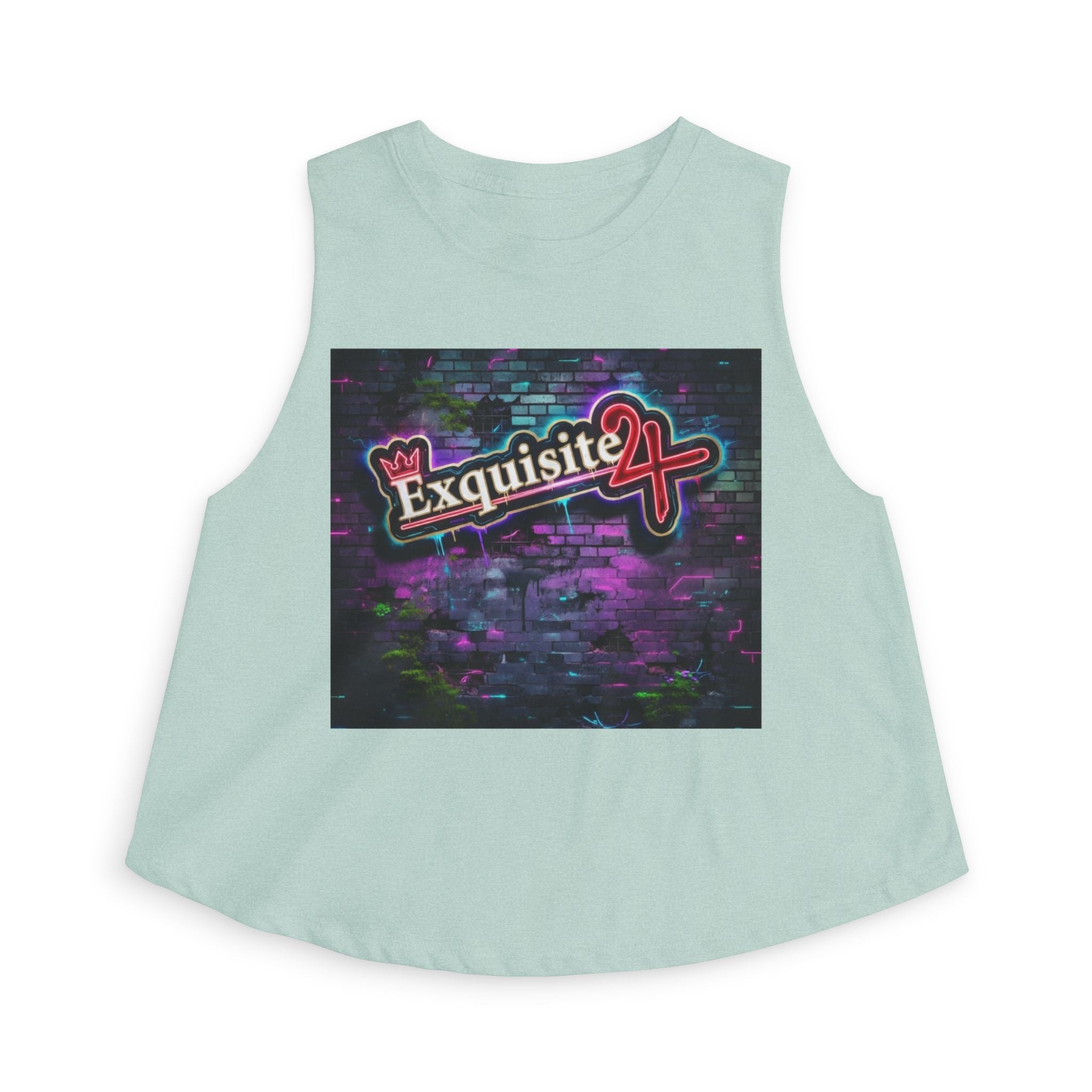 Crop Top — Graffiti Wall Logo Graphic Tank