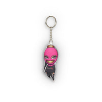 Queen Mask Sticker — Pink Balaclava Girl Mini Plush Keychain