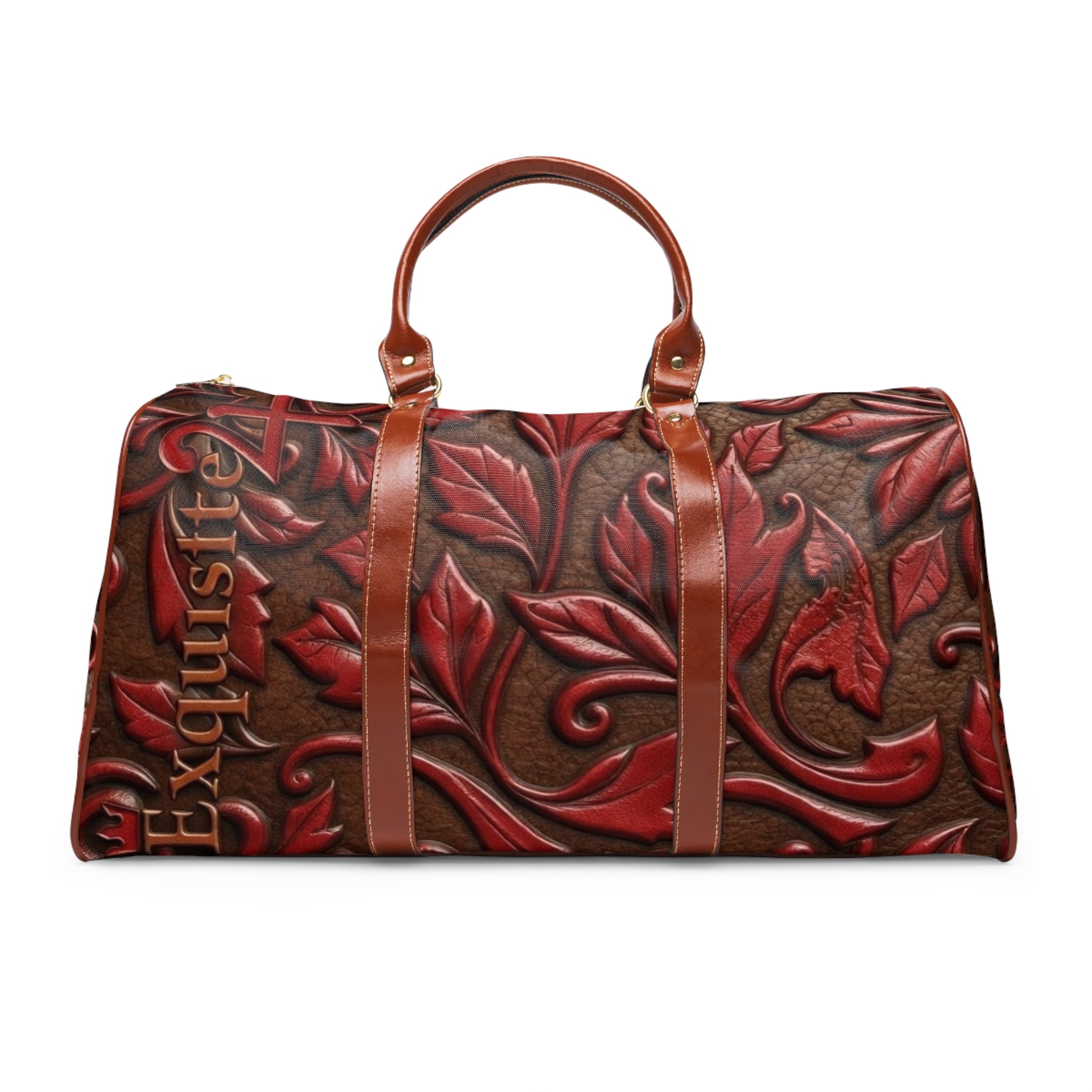 Exquisite 24 Red Leaf Waterproof Travel Bag