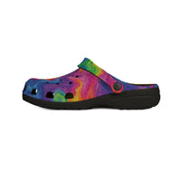 Tie-Dye Rainbow EVA Foam Clogs
