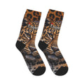 Exquisite 24 Leopard Print Mid-Length Socks