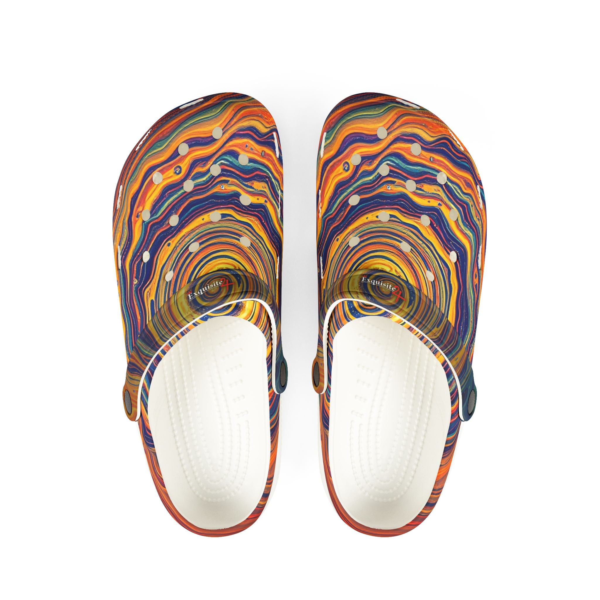 Colorful Swirl EVA Clogs — Comfortable Foam Shoes