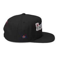 Classic Exquisite 24 Embroidered Flat Bill Cap
