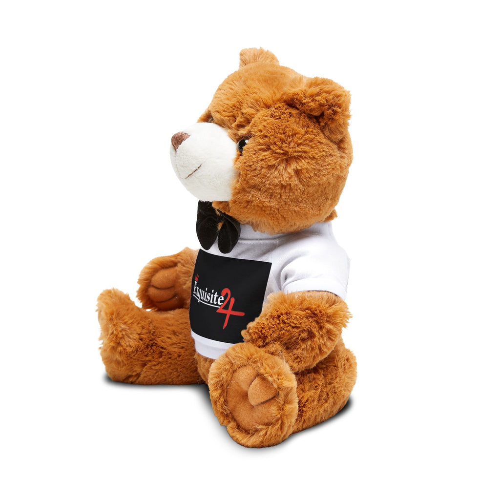 Exquisite 24 Tee Plush Teddy Bear — Cute Gift Bear with Bowtie & Branded T‑Shirt