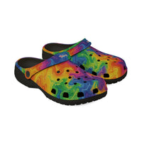 Tie-Dye Rainbow EVA Foam Clogs