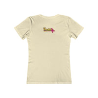 Retro Flamingo Triangle Graphic Tee — Boyfriend Tee for Women