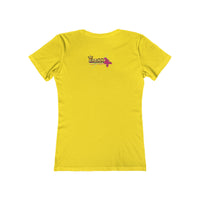 Retro Flamingo Triangle Graphic Tee — Boyfriend Tee for Women