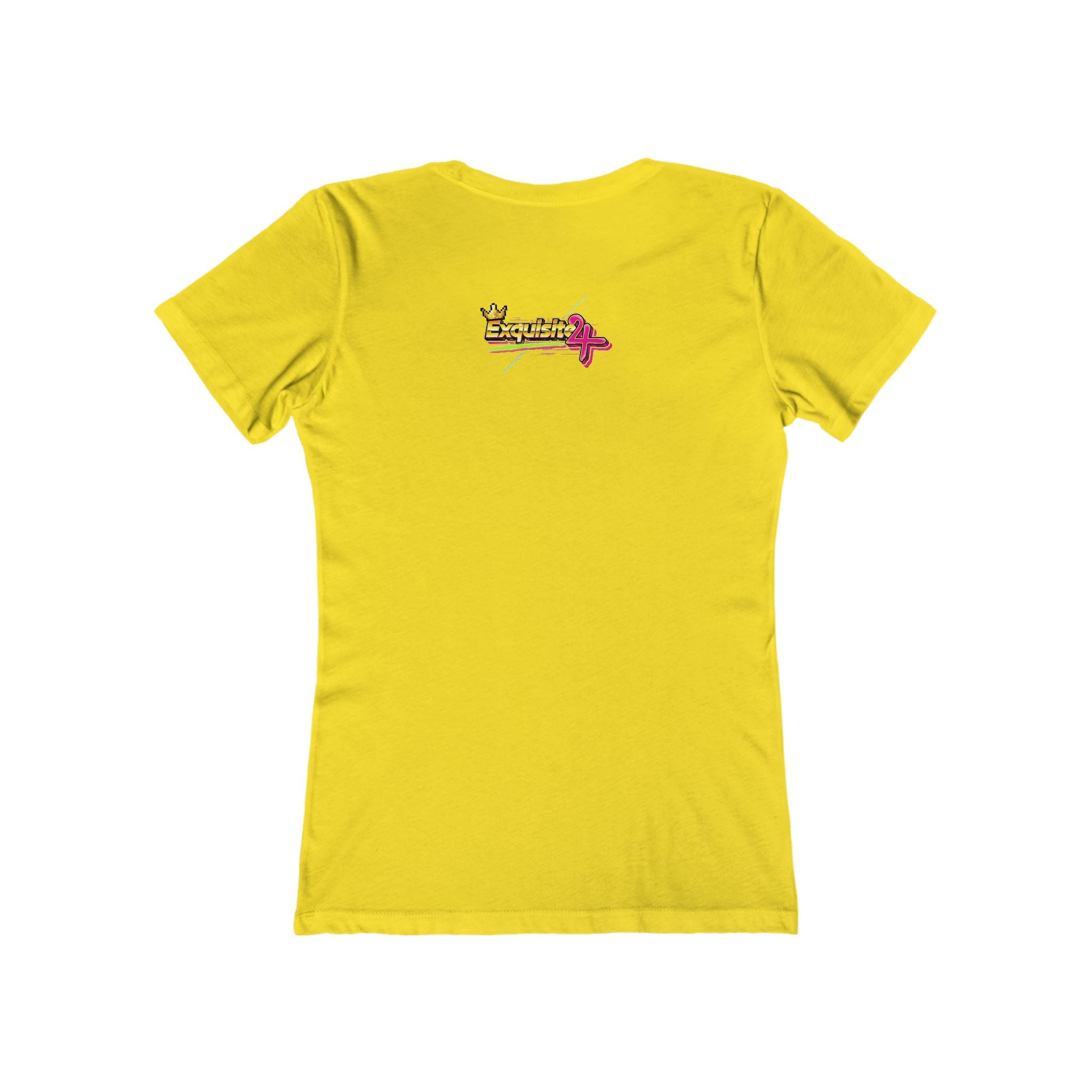Retro Flamingo Triangle Graphic Tee — Boyfriend Tee for Women